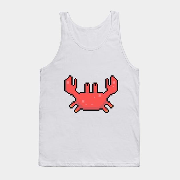 love crab pixel art Tank Top by Moonsayfar 